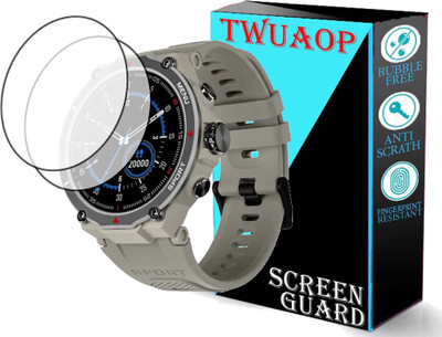 TWUAOP Screen Guard for ALT WOKE SMARTWATCH(Pack of 2)