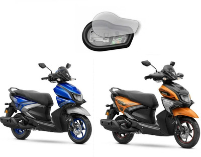 FriendZon Screen Guard for Yamaha Ray ZR 125 Without Button Hole (Pack of 2)(Pack of 2)