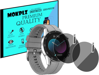 MOKPLZ Screen Guard for FIRE BOLTT TALK 3 SMARTWATCH(Pack of 2)