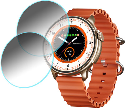 TWUAOP Screen Guard for CROSSBEATS AURA SMARTWATCH(Pack of 2)