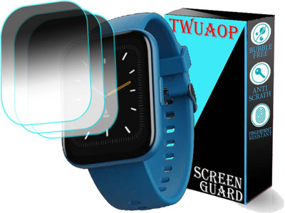 TWUAOP Screen Guard for BOAT WAVE CONNECT PLUS SMARTWATCH(Pack of 3)