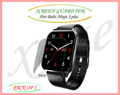 XAZE Screen Guard for Fire-Boltt Ninja 3 Plus Smartwatch(Pack of 1)