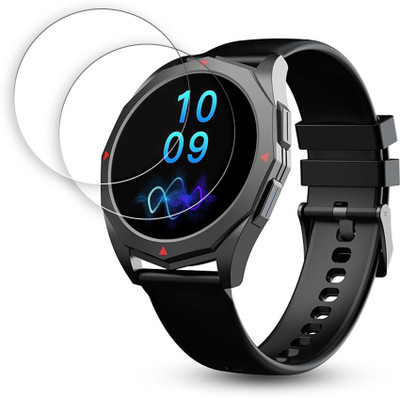 SOMTONE Screen Guard for Pebble Rio 1.39 inch Smartwatch Screen Protector | Anti-Scratch | Edge to Edge Full Coverage | 9H Hardness | Screen Guard(Pack of 2)