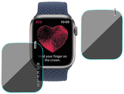 MOKPLZ Screen Guard for APPLE WATCH SERIES 8(Pack of 2)