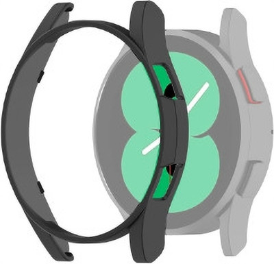 KAZUKI Screen Guard for 44mm Samsung Galaxy Watch 4 Half Coverage Hollowed PC Protective Case [Black)(Pack of 1)