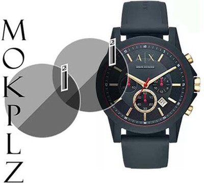 MOKPLZ Screen Guard for ARMANI EXCHANGE AX1335 ANALOG BLUE DIAL(Pack of 2)