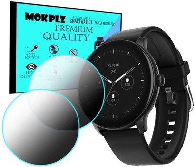 MOKPLZ Screen Guard for BOAT WAVE PRIMIA TALK SMARTWATCH(Pack of 2)