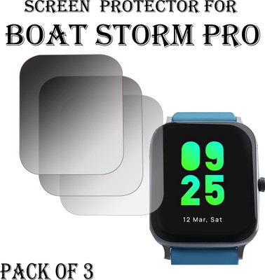ejzatex Screen Guard for BOAT STORM PRO SMARTWATCH(Pack of 3)