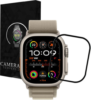 KANCHA Edge To Edge Screen Guard for Apple Watch Ultra 2 Smartwatch(Pack of 2)