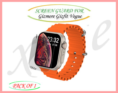 XAZE Screen Guard for Gizmore Gizfit Vogue Sartwatch(Pack of 1)