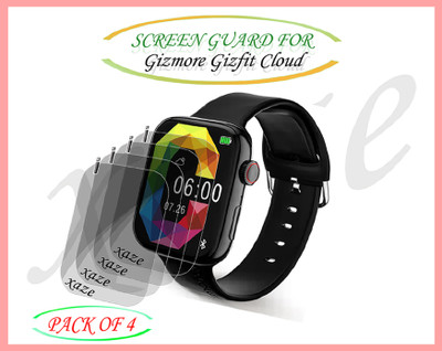 XAZE Screen Guard for Gizmore Gizfit Cloud Smartwatch(Pack of 4)