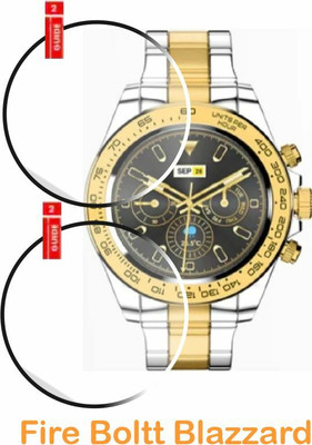 chakoor Screen Guard for FIRE BOLTT BLIZZARD SMART WATCH(Pack of 2)