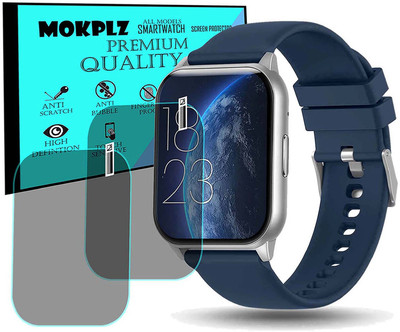 MOKPLZ Screen Guard for PEBBLE COSMOS NOVA SMARTWATCH(Pack of 2)