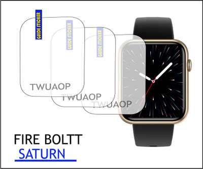 TWUAOP Screen Guard for FIRE BOLTT SATURN(Pack of 3)