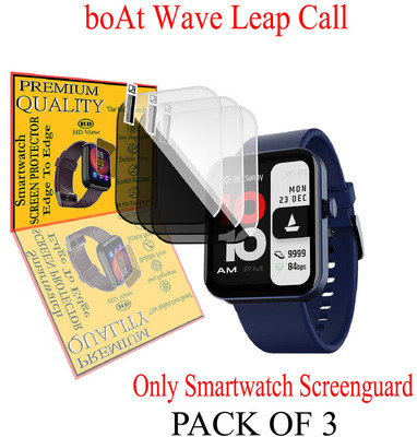 daffin Screen Guard for boAt Wave Leap Call(Pack of 3)
