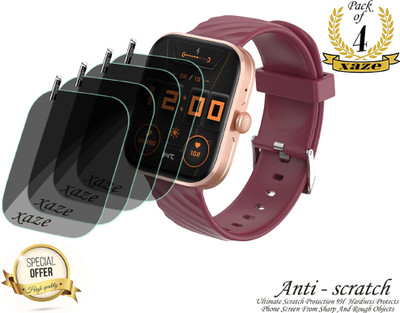 XAZE Screen Guard for Noise ColorFit Spark Smartwatch screen guard(Pack of 4)