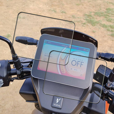 Shubhaarambh Screen Guard for Hero Vida V2 Pro , V2 Plus , V2 Lite Electric Scooter, 7 INCH Digital Instrument Console Screen Protector, TFT Display Accessories for Vida V1 V2 EV Bike [Not Tempered Glass](Pack of 2)