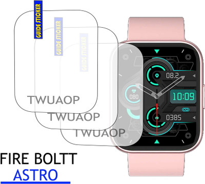 TWUAOP Screen Guard for FIRE BOLTT ASTRO(Pack of 3)