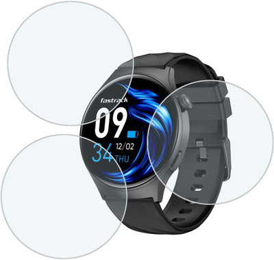 MOKPLZ Screen Guard for FASTRACK OPTIMUS PRO SMARTWATCH(Pack of 3)