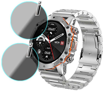 MOKPLZ Screen Guard for FIRE BOLTT MARSHAL SMARTWATCH(Pack of 2)