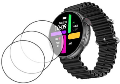 MOKPLZ Screen Guard for FIRE BOLTT ASTEROID SMARTWATCH(Pack of 3)