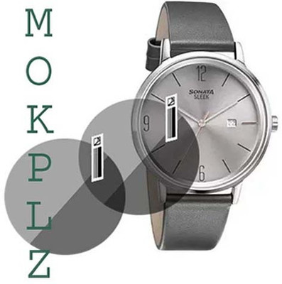 MOKPLZ Screen Guard for SONATA SLEEK ANALOG GREY DIAL(Pack of 2)