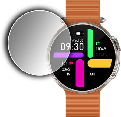 ejzatex Screen Guard for FIRE BOLTT ASTEROID SMARTWATCH, SCREEN GUARD(Pack of 1)