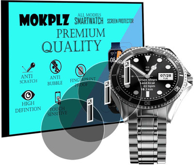 MOKPLZ Screen Guard for FIRE BOLTT QUANTUM SMARTWATCH(Pack of 3)