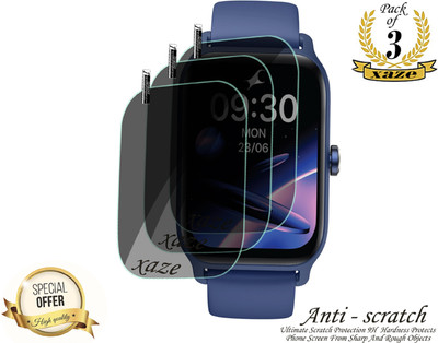 XAZE Screen Guard for Fastrack Reflex Kruz Smartwatch(Pack of 3)