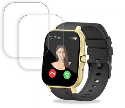 ARBAN Screen Guard for pTron Pulsefit P261 1.7 inch Smartwatch Screen Protector | Anti-Scratch | Edge to Edge Full Coverage | 9H Hardness | Screen Guard(Pack of 2)