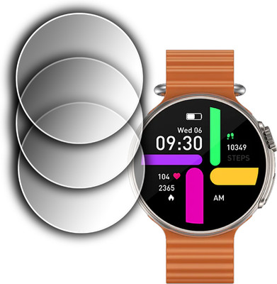 ejzatex Screen Guard for FIRE BOLTT ASTEROID SMARTWATCH, SCREEN GUARD(Pack of 2)