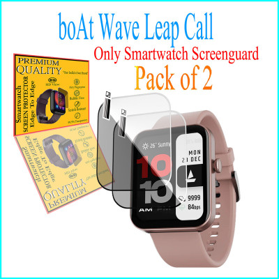daffin Screen Guard for boAt Wave Leap Call(Pack of 2)