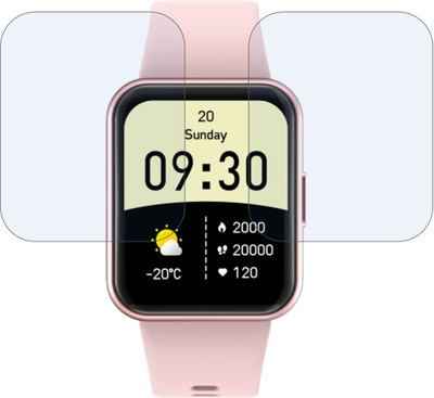DVMART Screen Guard for Crystal Clear Helix Smart Metal fit 3.0 Smartwatch -TW0HXW503T(Pack of 2)