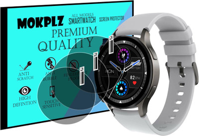 MOKPLZ Screen Guard for FIRE BOLTT APOLLO SMARTWATCH(Pack of 3)