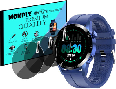 MOKPLZ Screen Guard for FIRE BOLTT TALK ULTRA SMARTWATCH(Pack of 3)