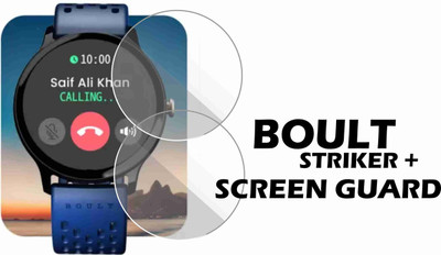 Olonga Screen Guard for BOULT STRIKER PLUS + SMARTWATCH(Pack of 2)