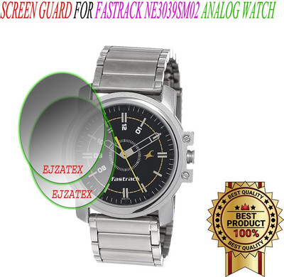 ejzatex Screen Guard for FASTRACK NE3039SM02 ANALOG WATCH(Pack of 2)
