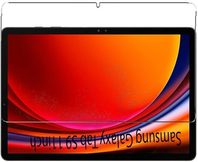 Valimai Tempered Glass Guard for Samsung Galaxy Tab S9 11inch, Edge to Edge HD Quality Full Screen Coverage With Camera Cut(Pack of 1)