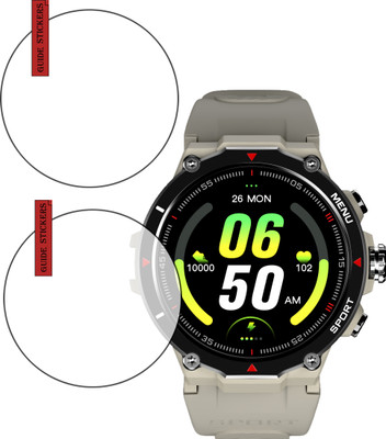 ejzatex Screen Guard for NOISEFIT FORCE SMARTWATCH, SCREEN GUARD(Pack of 2)