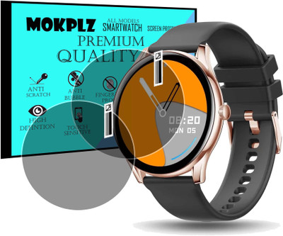MOKPLZ Screen Guard for PEBBLE COSMOS BOLD SMARTWATCH(Pack of 2)