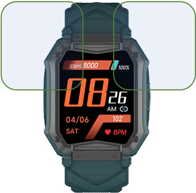 DVMART Screen Guard for (PO2) Alt Hustle Smartwatch(Pack of 2)