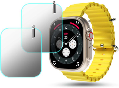 MOKPLZ Screen Guard for PEBBLE CREST 2.02 SMARTWATCH(Pack of 2)