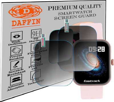 daffin Screen Guard for Fastrack Reflex Hello|BT Calling SMARTWATCH SCREENGUARD(Pack of 2)