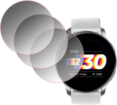 hirdesh Screen Guard for DIZO WATCH R(Pack of 3)