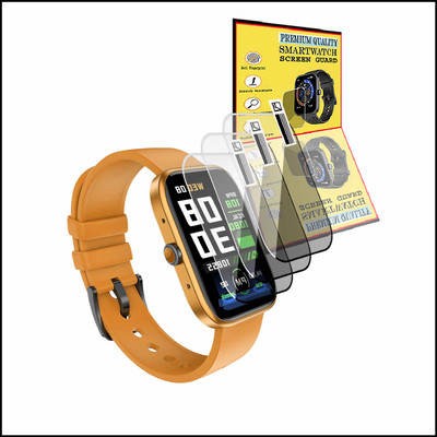 EZGER Screen Guard for FIRE BOLTT JAGUAR Smartwatch(Pack of 3)