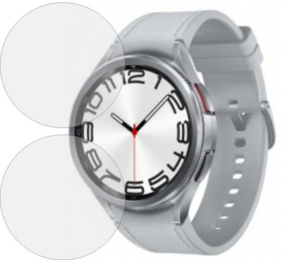 MOBART Edge To Edge Screen Guard for Samsung Galaxy Watch6 Classic 43mm(Pack of 2)