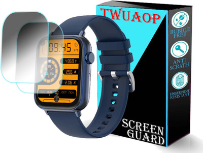 TWUAOP Screen Guard for FIRE BOLTT NINJA FIT PRO SMARTWATCH(Pack of 2)