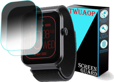 TWUAOP Screen Guard for BOAT STORM PLUS SMARTWATCH(Pack of 2)