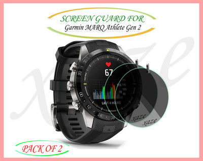 XAZE Screen Guard for Garmin MARQ Athlete Gen 2 Smartwatch(Pack of 2)