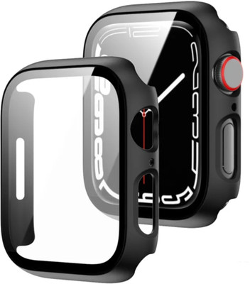 MATSV Screen Guard for Watch Series 8 GPS+Cellular 41mm (Black)(Pack of 1)
